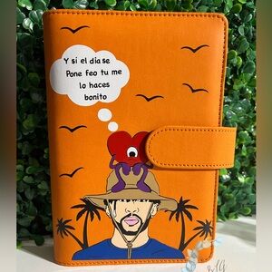 Orange Graphic Bad Bunny Budget Binder